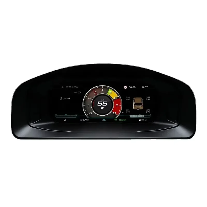 【2026 New Arrival】 10.25 Inch LCD Car Dashboard for Multivan T5 2003-2015 Speedometer Digital Cluster Virtual