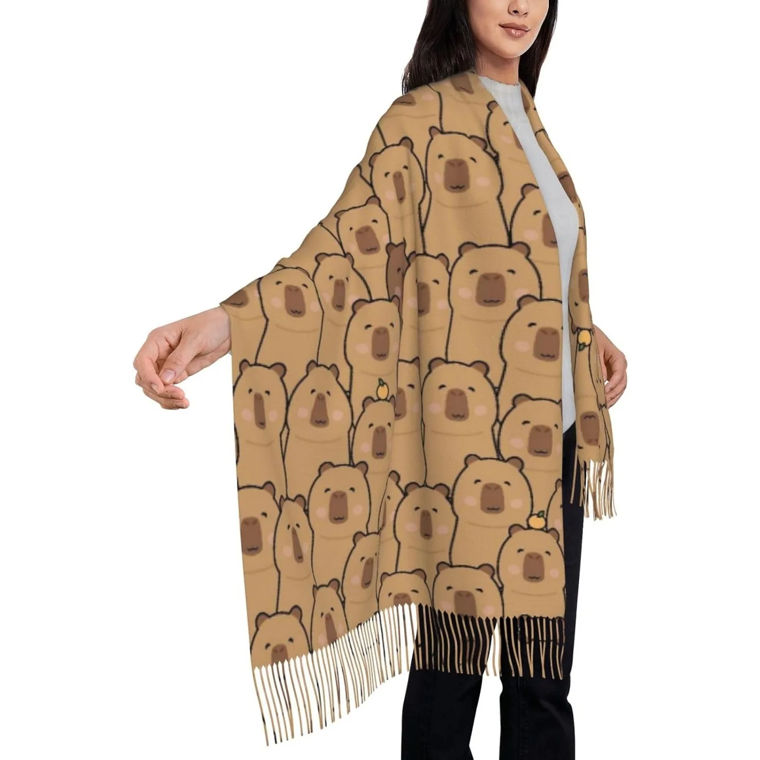 

Fashion Shawls And Wraps For Women, Blanket Tassel Scarf, Chic Cape Soft Large Warm Wrap Gift For Spring Winter Fall