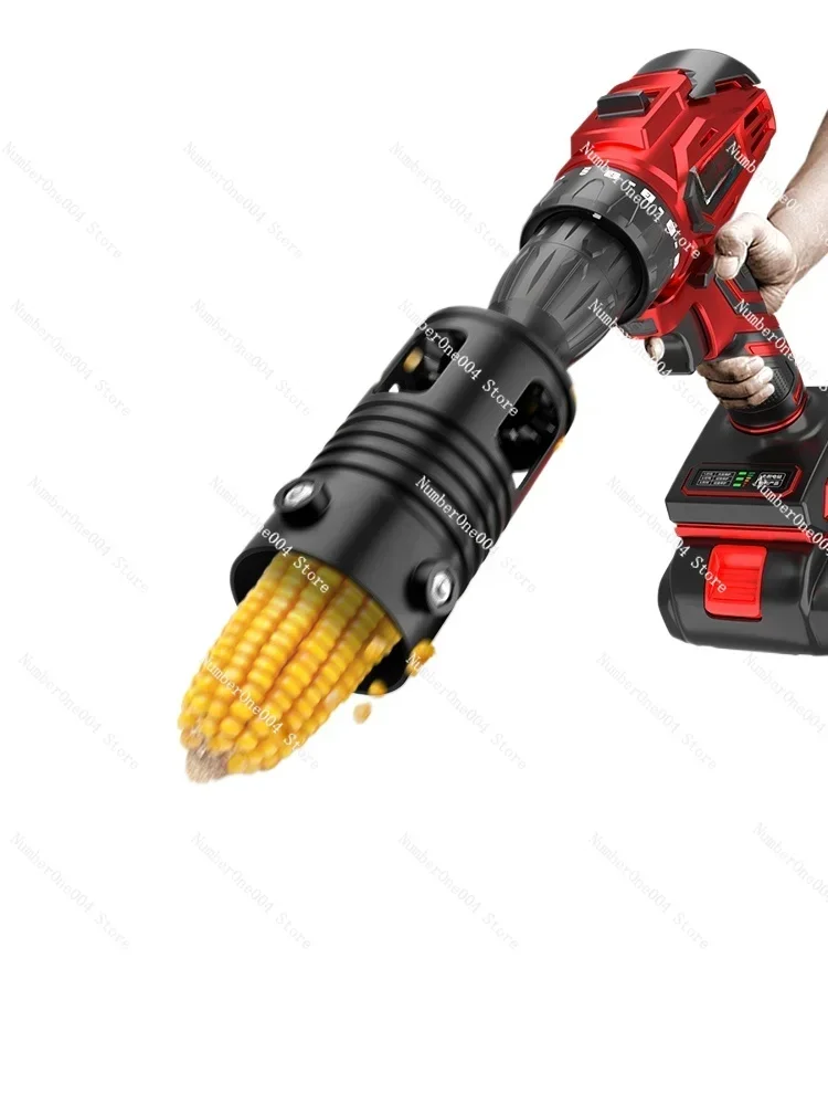 Electric Corn Threshing Machine Household Small Machine Thresher New Detacher Steamed Corn Dry Corn Peeling Artifact