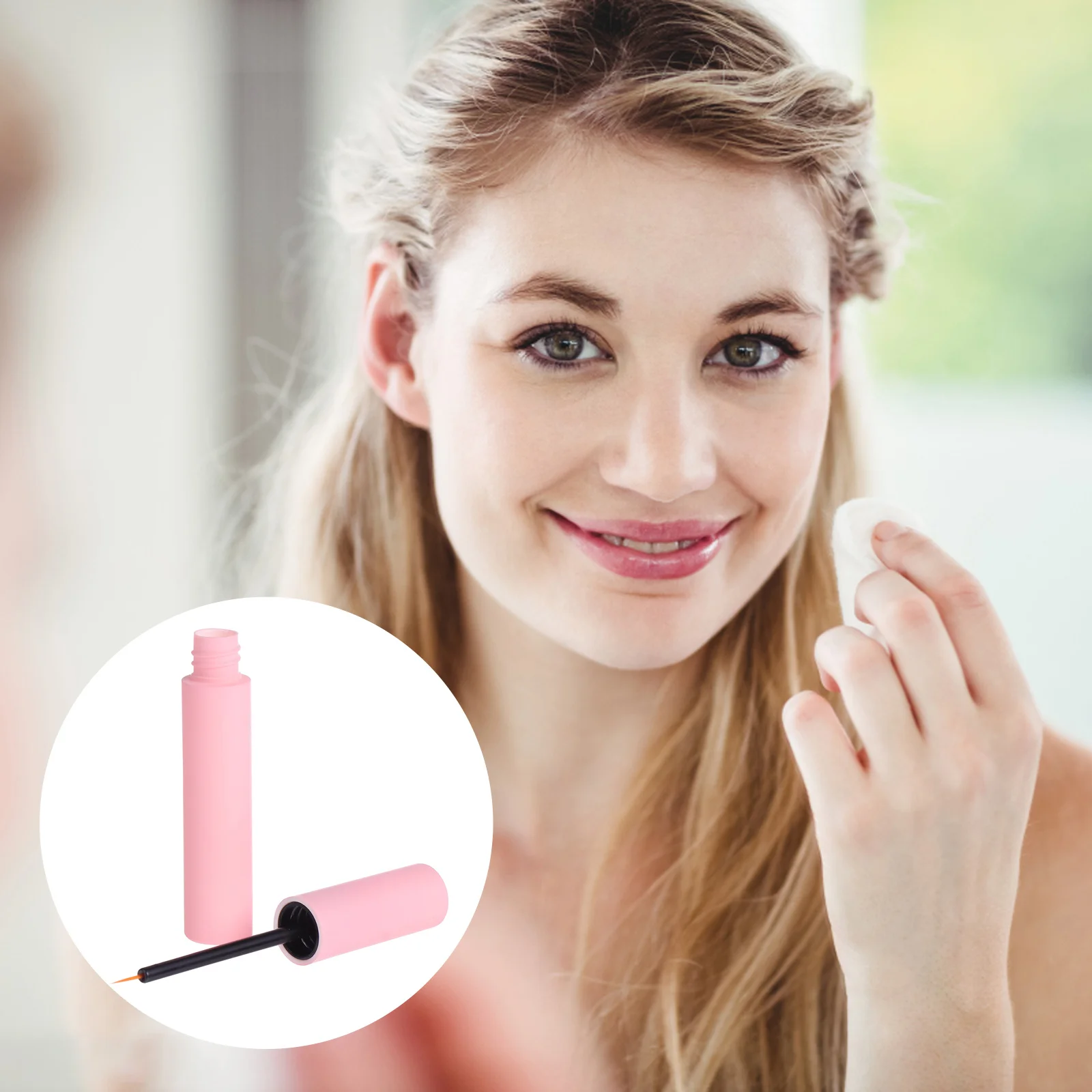 หลอดแปรงปัดขนตาเปล่า 10 ชิ้น ทนทาน เติมได้ พกพาสะดวก สำหรับใส่มาสคาร่า ครีม หรือสารบำรุงขนตา