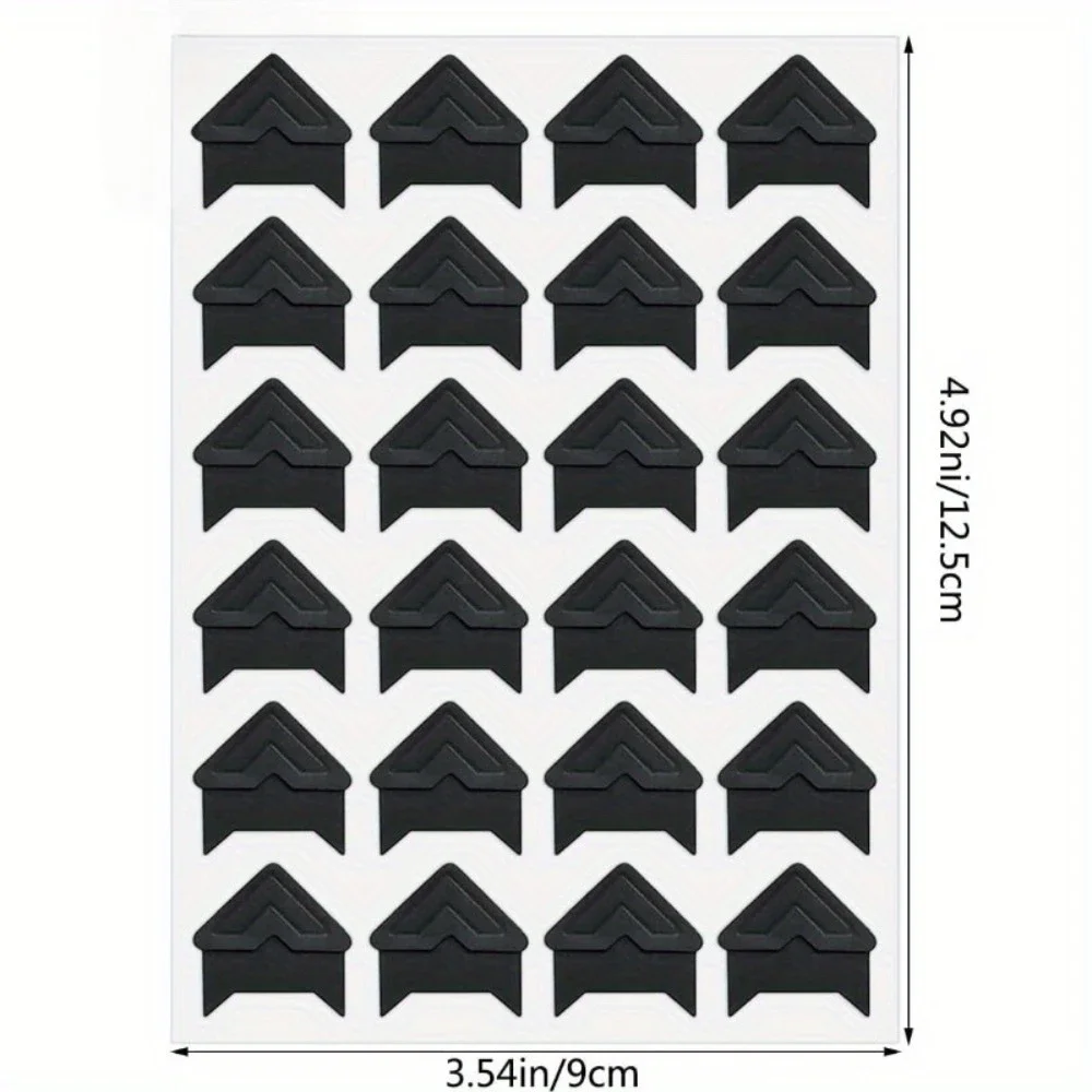 288pcs Photo Mounting Corners - Acid-Free Self-Adhesive Stickers for Memory Books, Photo Albums, Craft Projects | Archival Safe