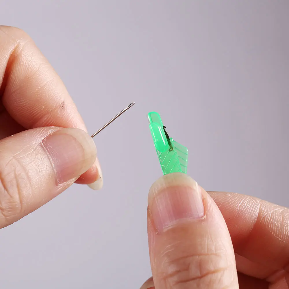 5pcs Fish Type Needle Threader Sewing Accessories 1Pc Wire Loop DIY Simple For Embroidery Machine Quick Changer Stitch Insertion