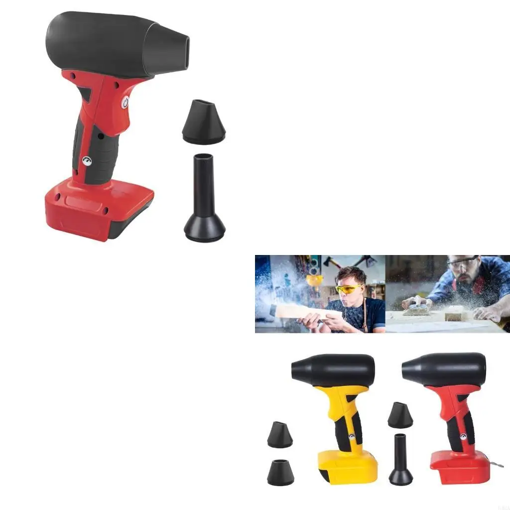 

Portable Jet Fan Dust Blower for 18-20V Battery (Not Included) with 4 Adjustable Speeds for Leaf Blowing and Cleaning