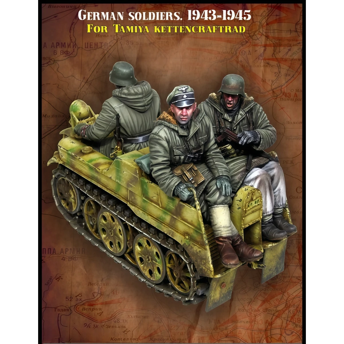 

Комплект неокрашенной модели из смолы 1/35, военная тема, немецкий солдат в разобранном и неокрашенном виде GK, 1636R