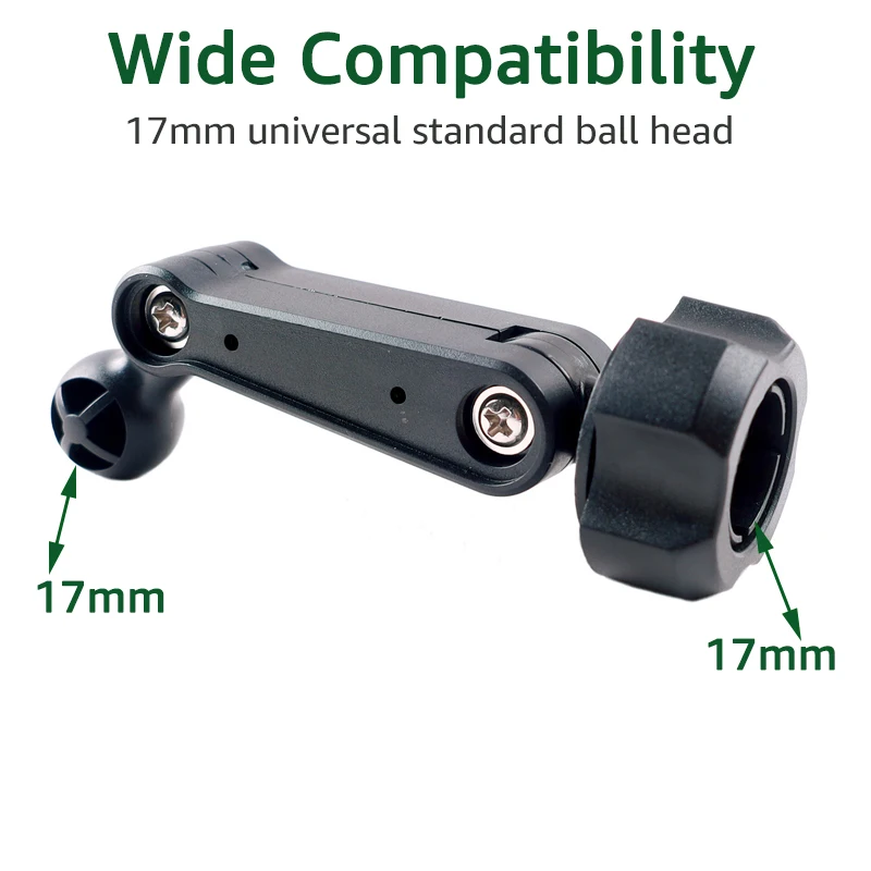 Auto-Handyhalterung Verlängerungsarm-Adapter mit 17mm Kugelgelenk für Autohalterung, Handy-Ständer, GPS-Halterung Zubehör – Detail 4