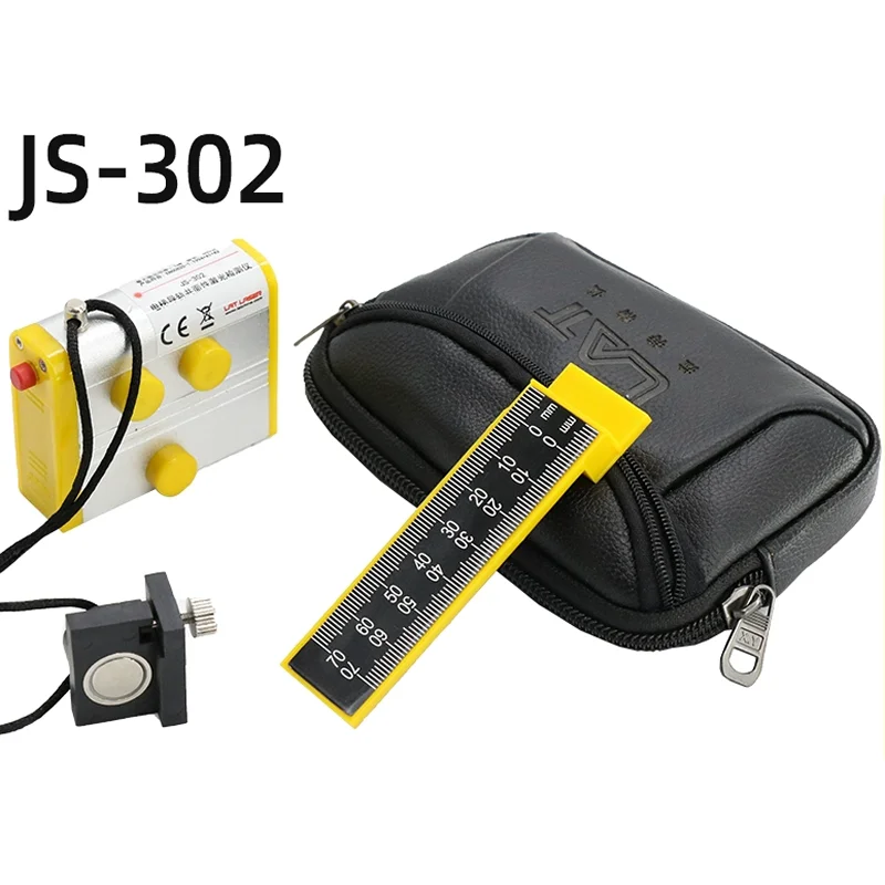

Лазерный детектор коппитания направляющей лифта JS-302 Детектор копнометра направляющей Линейка для калибровки лазерной направляющей