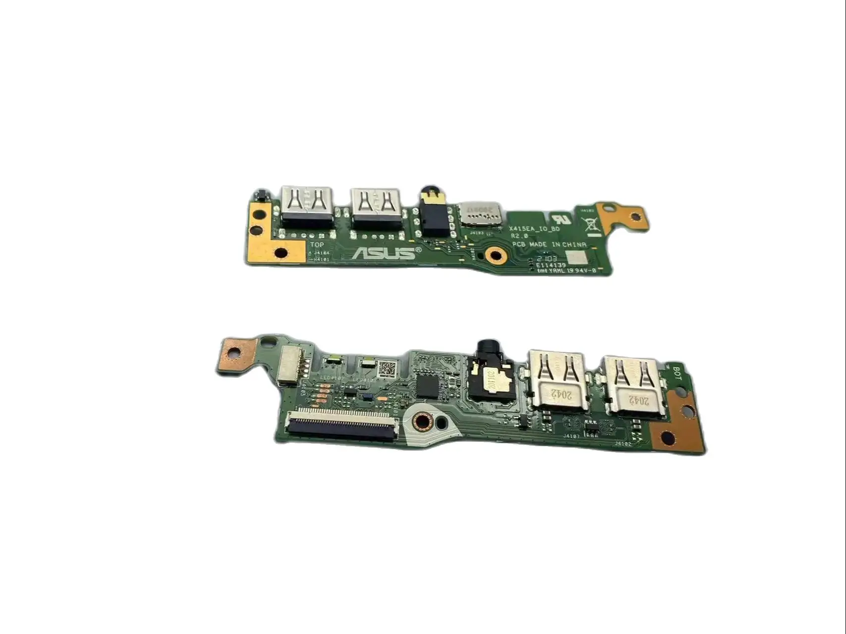 MLLSE STOCK ORIGINAL   USB AUDIO BOARD FOR ASUS ASUS X415J X415JA V4200J V4200E  X415UA X415EA_IO_BD REV : 2.0