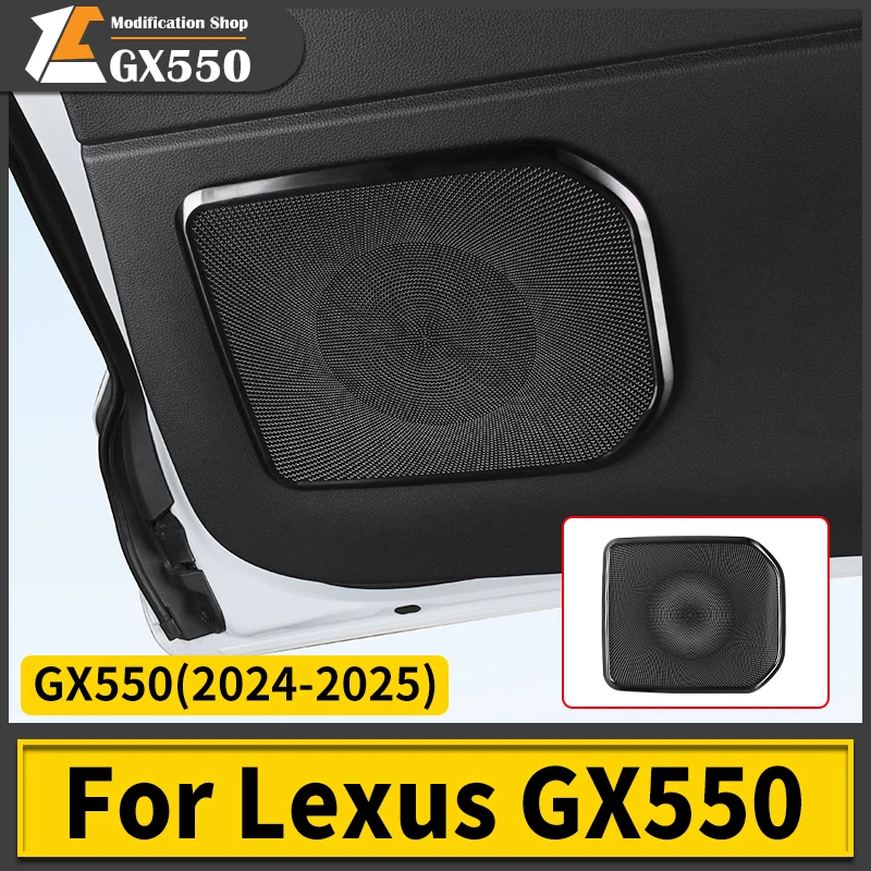 

For Lexus GX550 550 Tailgate Trunk door panel horn Decoration Cover 550h Interior upgraded Accessories Tuning 2024-2025