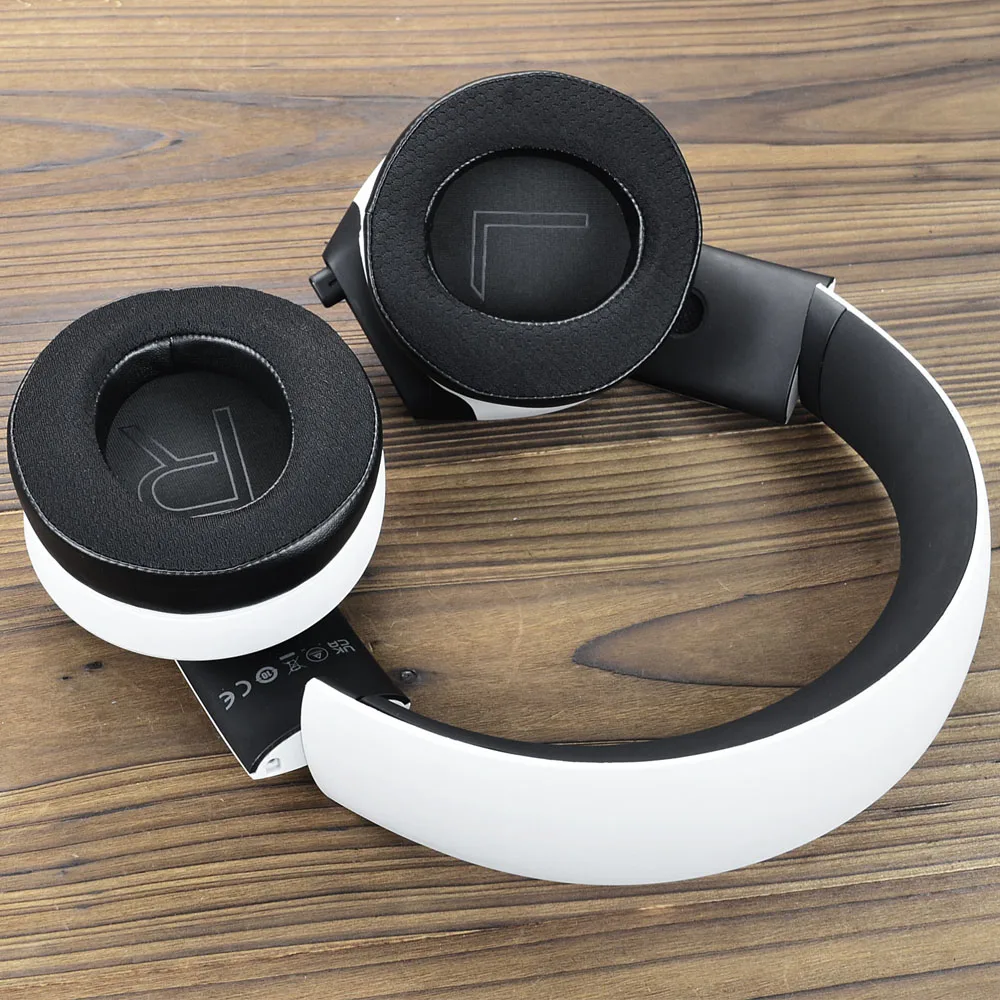 POYATU Miếng Đệm Tai Nghe Tai Nghe Nút Tai Nghe Bằng Cho Alienware AW310H AW510 Miếng Đệm Tai Nghe Tai Nghe Nút Tai Nghe Bằng Thay Thế Đệm Bao Bao Tai