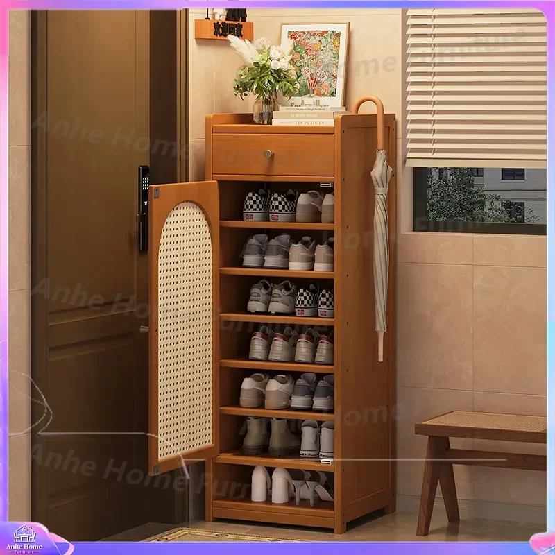 40cm Deepened Widened Shoe Cabinet Light Luxury High End Wall Mounted Integrated Shoe Rack Storage Organizer