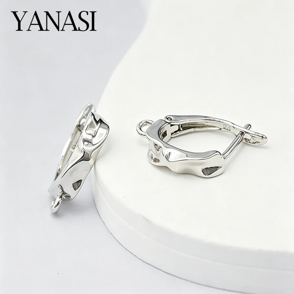 Verschiedene Stile, klassische Ohrringhaken, Verschlüsse, antiallergisch, 18 Karat vergoldet, Schmuckzubehör für die Herstellung von Schmuck im DIY-Stil. – Detail 9
