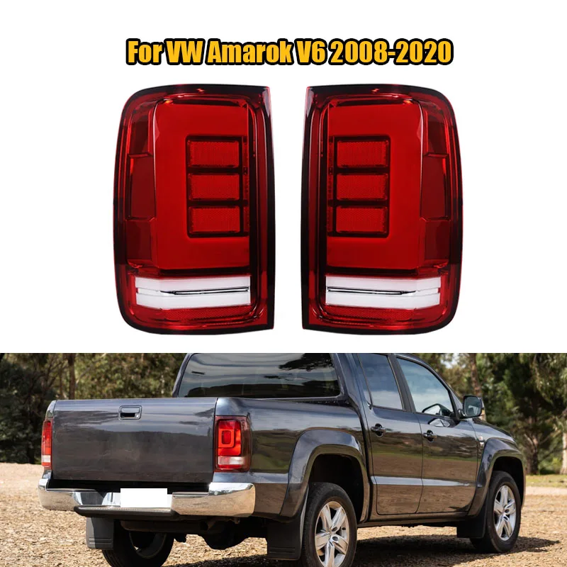 1 Pair LED Rear Light Tail Lights Turn Signal Lamp Stop Parking Brake Lamp Reversing Lamp For Volkswagen VW Amarok V6 2008-2020