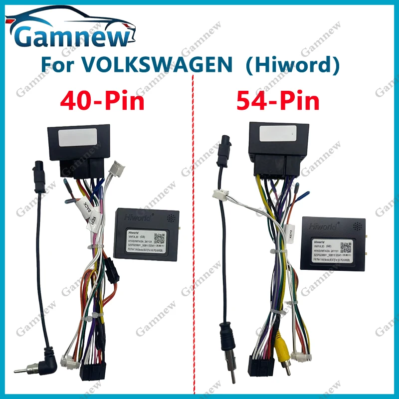 Car Radio Cable Wire Harness Connector CANBus adapter For VW Bora Sagitar Sharan Atlas Golf Skoda Laura Karoq seat Leon Arona