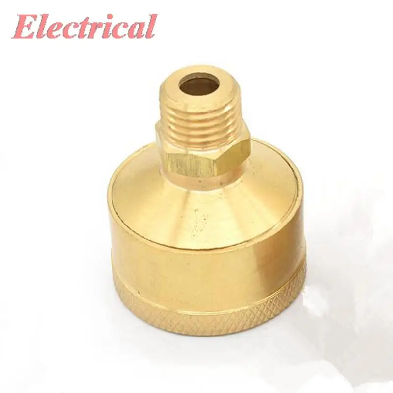 1pc Machine Parts M10x1 M14x1.5 M16x1.5 Male Thread Grease Oil Cup Cap Gold Tone 1.5/3/6/12/18/25/20ML Capacity Brass