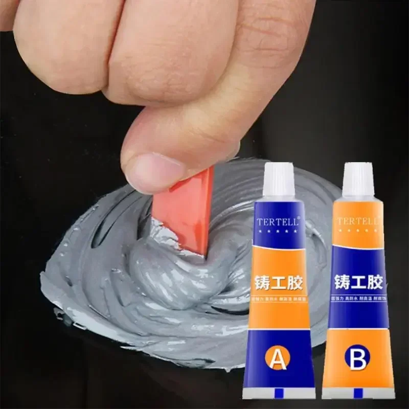 Magic Repair Glue AB Metal Strength Iron Bonding Heat Resistance Cold Weld Metal Repair Adhesive Agent Caster Glue