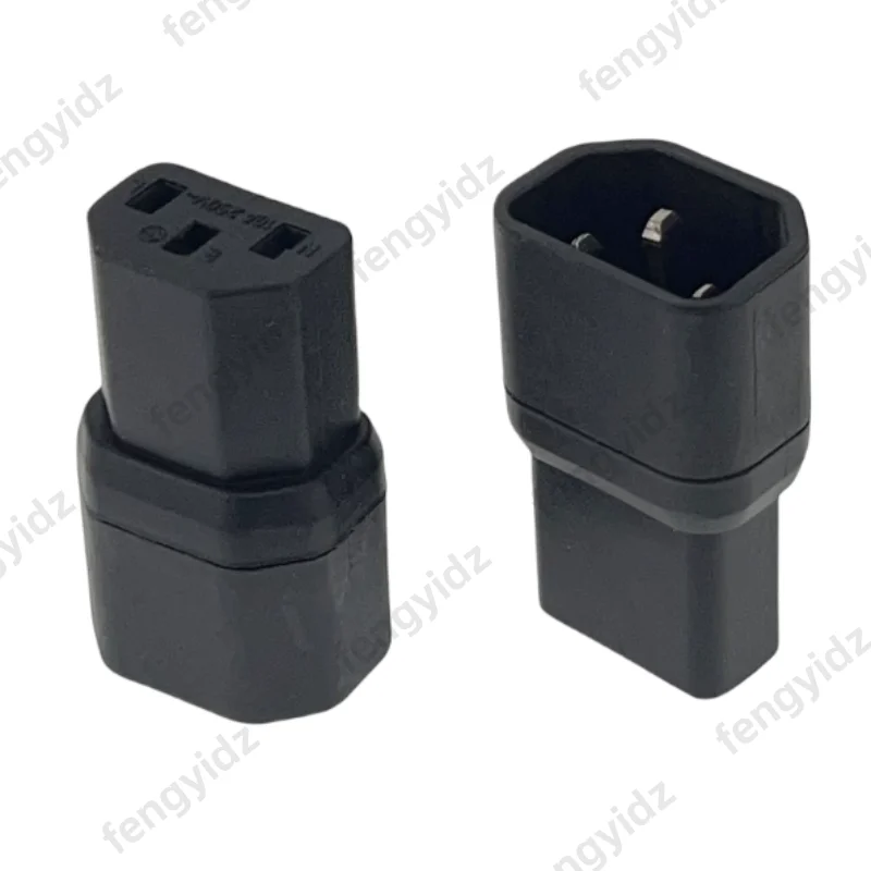 1PC C13 To C14 Adapter,AC Plug Adapter Male Female,Straight IEC Female Power Kettle Lead,IEC 60320+320 Converter,AC Wall Adapter
