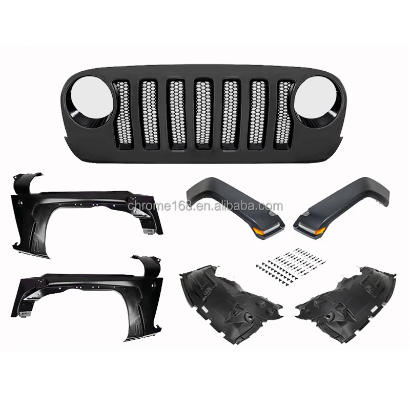 

for Jeep Wrangler JK JL 07-17 splash guard mud guard mudguard mudflap car fender flares