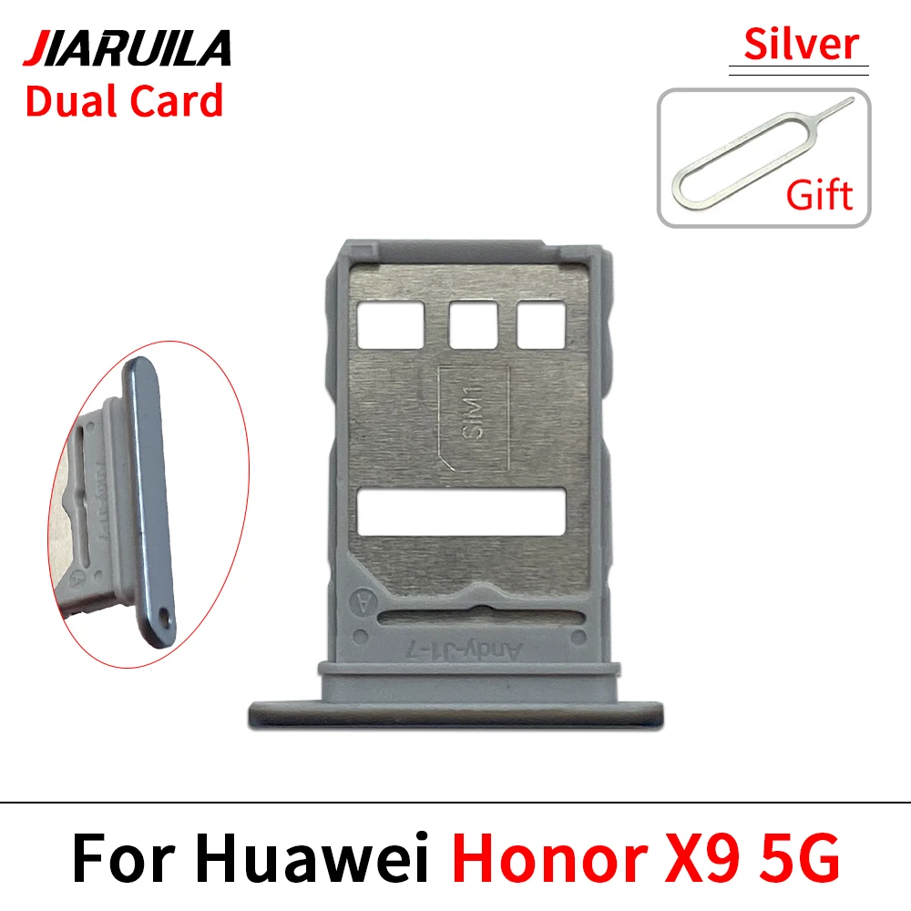 

Dual Sim Card Slot Tray Holder repair part For Huawei Honor X9 X9 5G X9A X9B Sim Card Tray