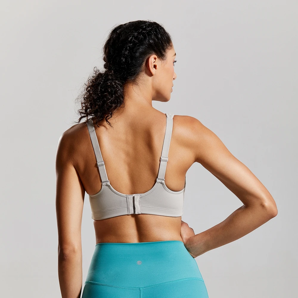 Women Gym Sports Bra High Impact Bodycon Tank Tops Fitness Running Vests Lady Full Coverage Underwire Solid Traning Sportswear