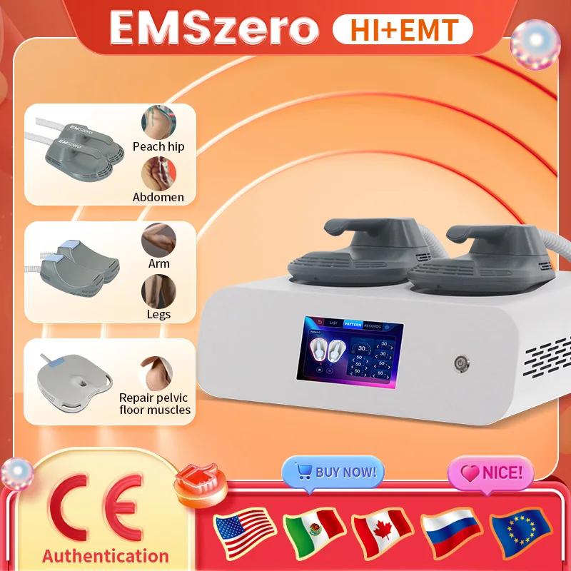 

EMSzero Machine 6500w 15Tesla Muscle Body Sculpting Hiemt 4 Handles RF And EMS Pelvic Stimulation Pad Optional