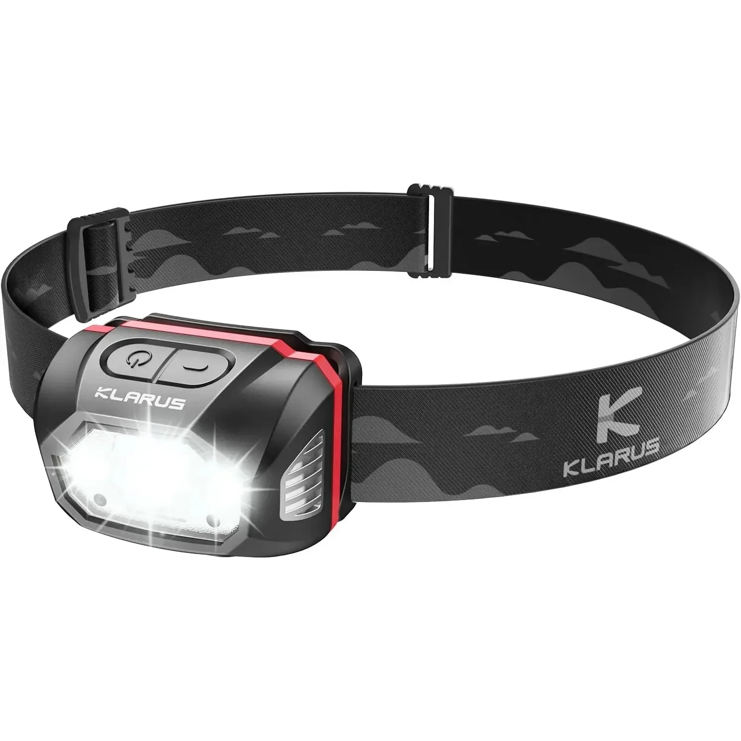 

Налобный фонарь Klarsus HM1 с защитой от воды IPX6, перезаряжаемый, с датчиком движения, 70 часов работы от батареи