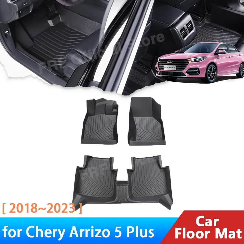 for Chery Arrizo 5 Plus 6 Pro 2018 2019 2020 2021 2022 2023 Omoda O5 Accessories Car Floor Mat Foot Panel Carpet Pad Waterproof