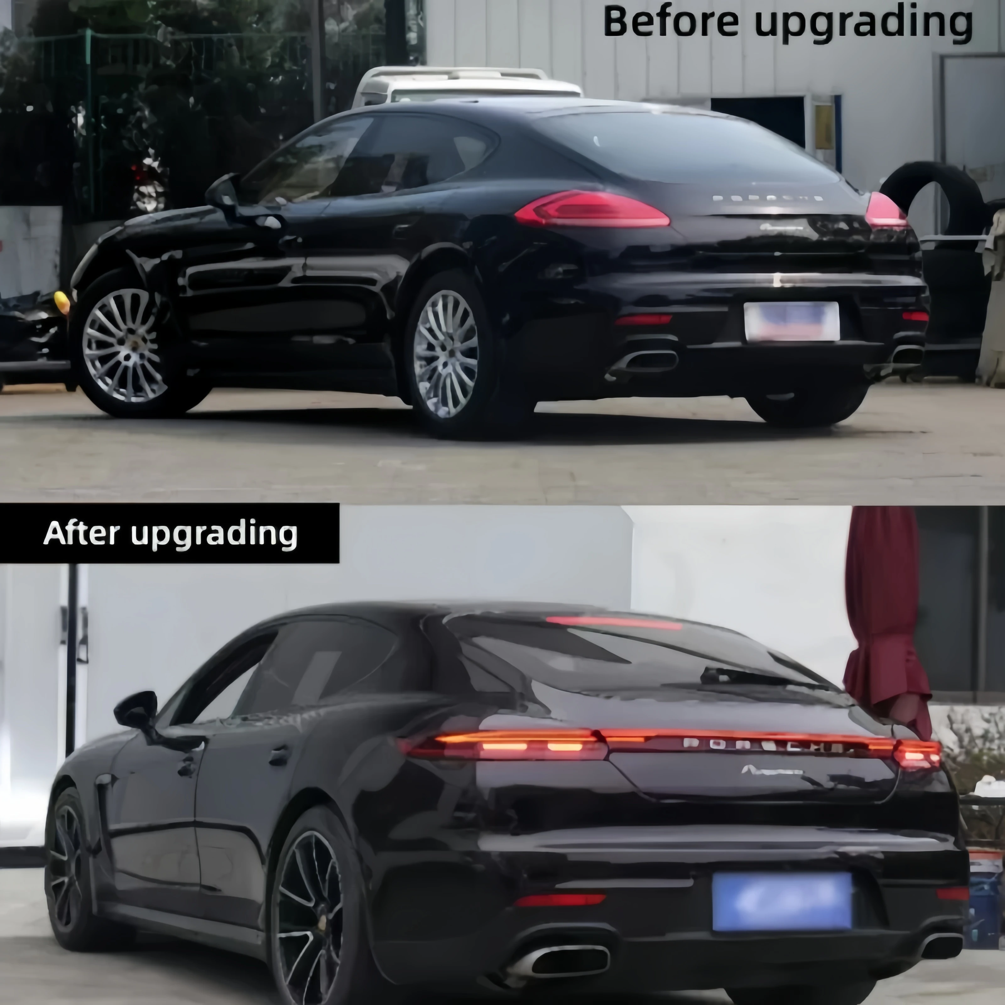 Feux Arrière LED pour Porsche Panamera, Nouveau Style, Mise à Niveau 2014, 2016, 970, 971