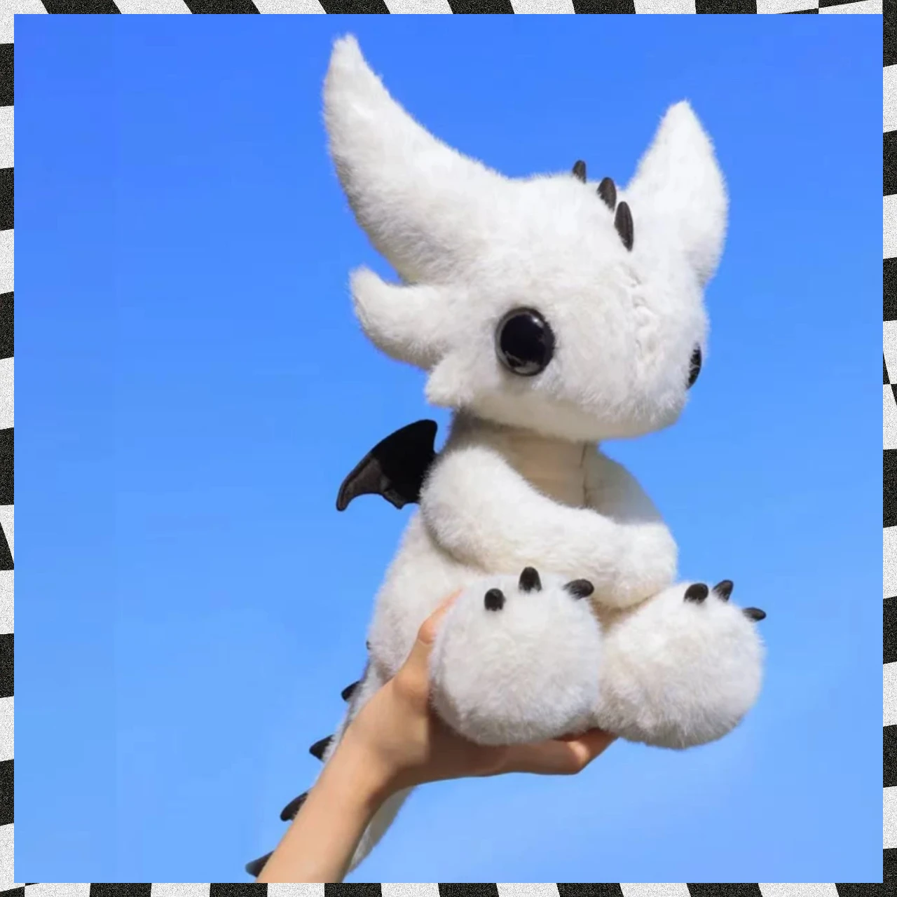 

40 см маленький белый дракон плюшевая игрушка кукла белый маленький дракон кукла кровать со спальной куклой игрушка на день рождения для подарка другу на Рождество