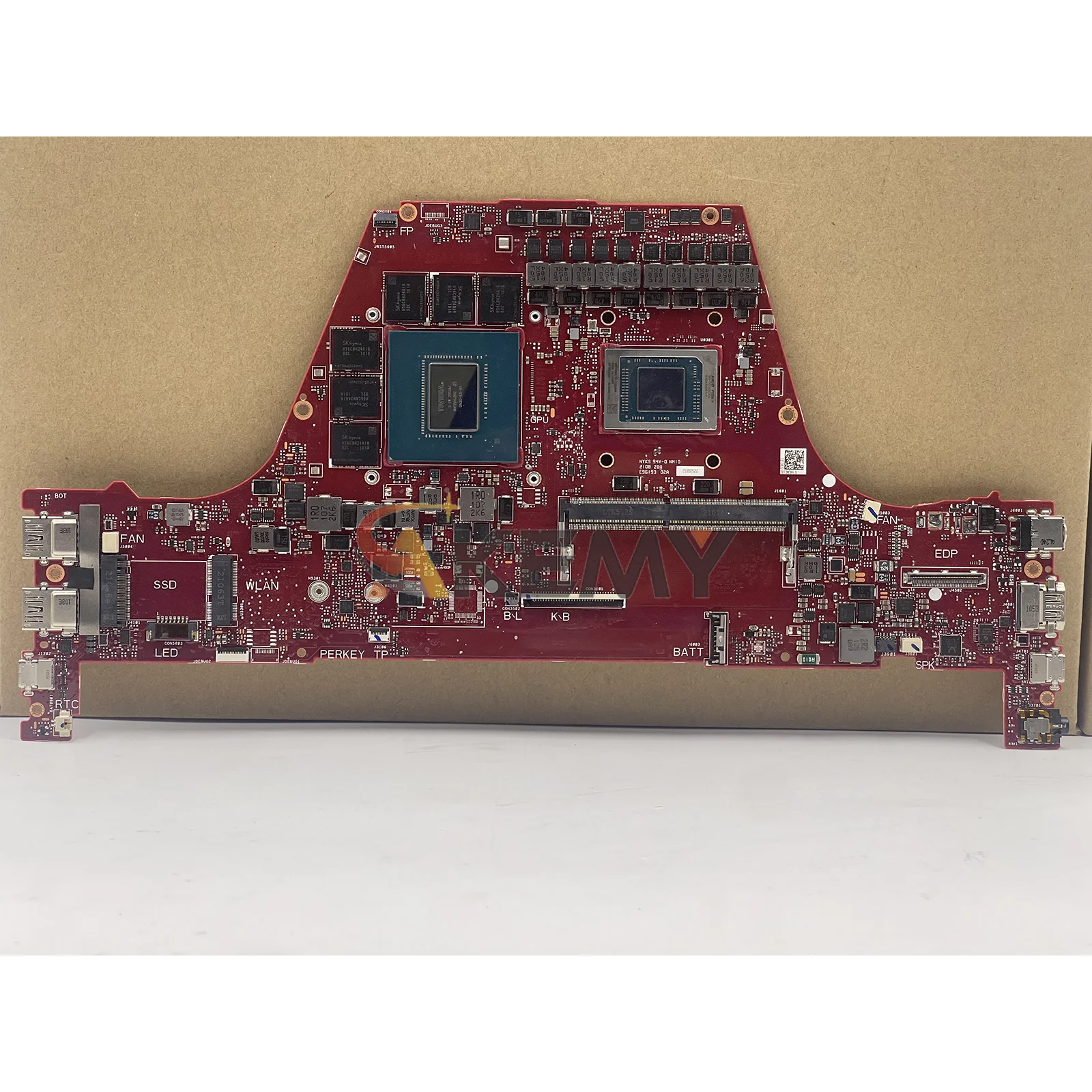 GA401QM اللوحة الأم للكمبيوتر المحمول ASUS ROG Zephyrus G14 GA401Q GA401QE GA401QM اللوحة الرئيسية للكمبيوتر المحمول مع وحدة المعالجة المركزية R5 R7 R9 116% اختبارات موافق