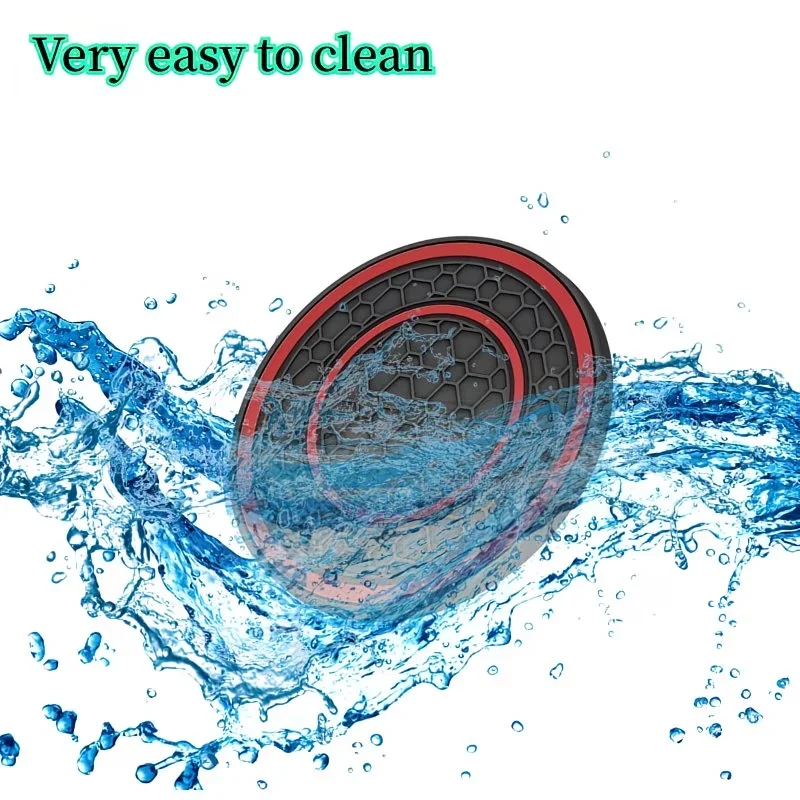 2 car cup holder pads, anti-slip and anti-overflow silicone cup pad set (2-piece set), shock-absorbing beverage pad