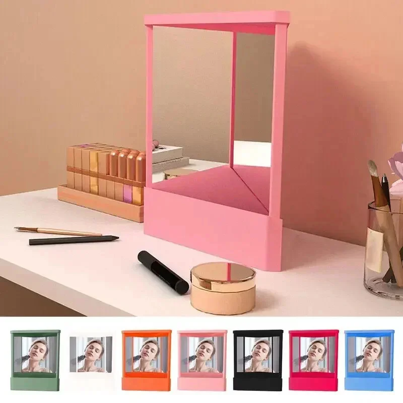 True Reflection Non-Reversing Mirror For Makeup Table, Accurate Visual Desktop Mirror For Daily Grooming And Home Decor