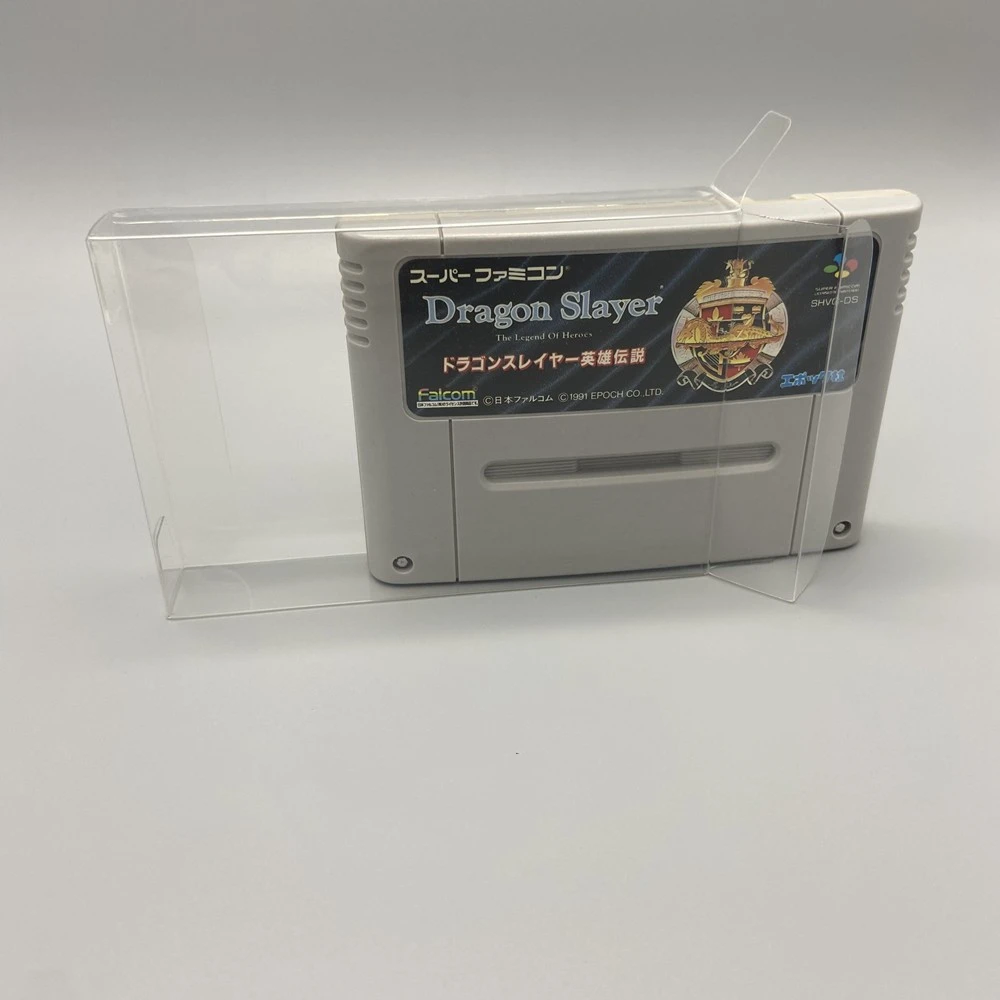 

Прозрачная защитная коробка для Nintendo Super Famicom/SFC, неизолированные коробки для сбора карт, игровой корпус для хранения, прозрачный дисплей