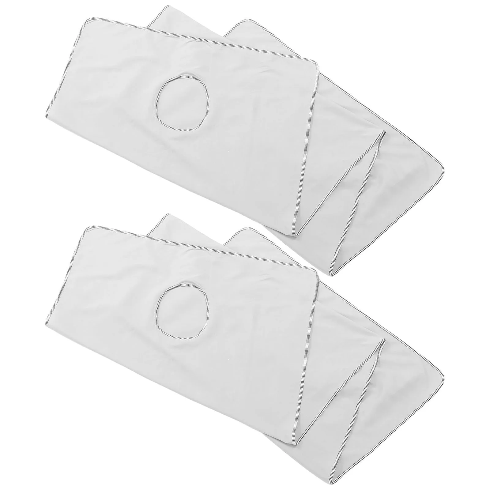 

2Pcs Massage Bed Sheet Set Cotton 80x200cm Washable Quick-Drying Spa Sheets for Beauty Salon Facial Treatment Hole Reusable
