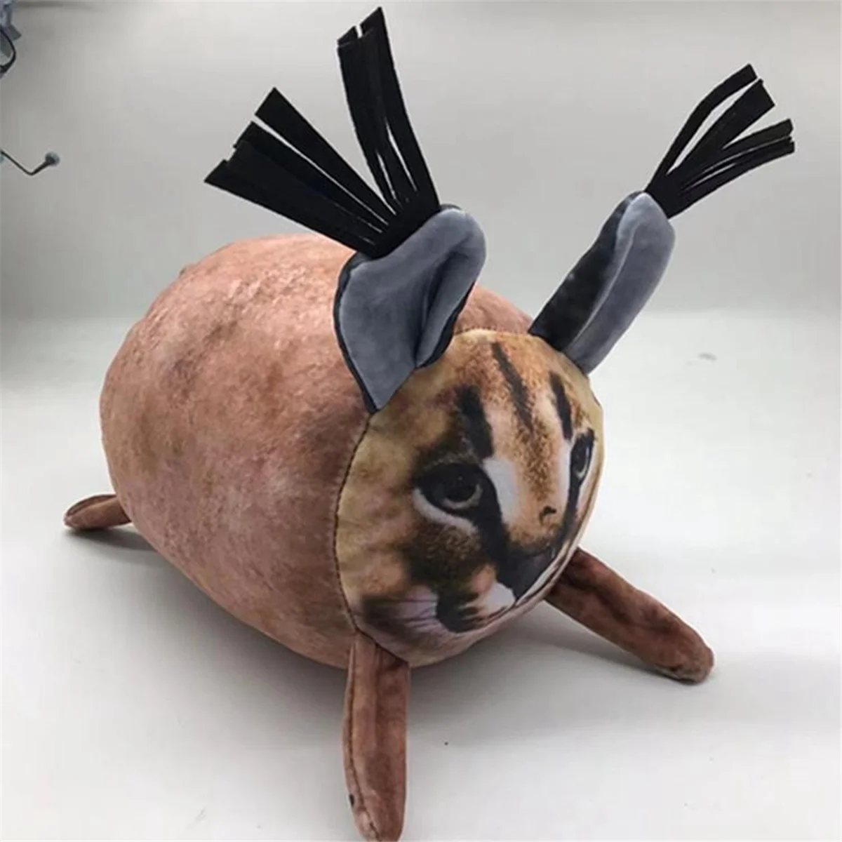 Floppa плюшевая 8-дюймовая подушка Caracal Chubby, плюшевая игрушка с изображением кошки для детей, подарки для фанатов аниме, украшение для вечеринки