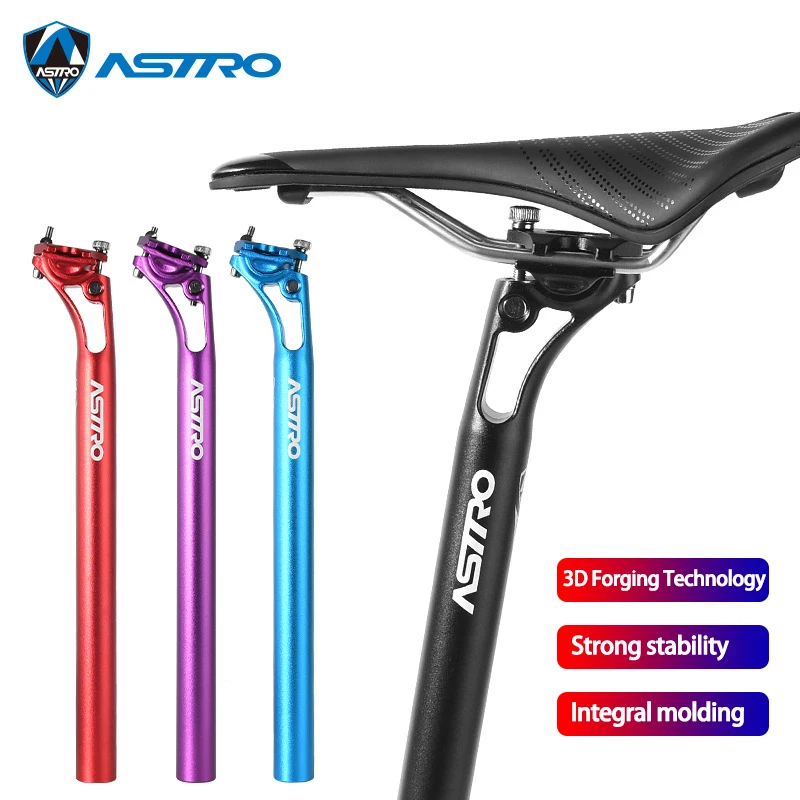 

Bicycle Seat Post Road Mtb Saddle Seatpost Ultralight Aluminum Alloy Hollow Bike Seat Tube 27.2/30.9/31.6mm*400mm Cycling Parts