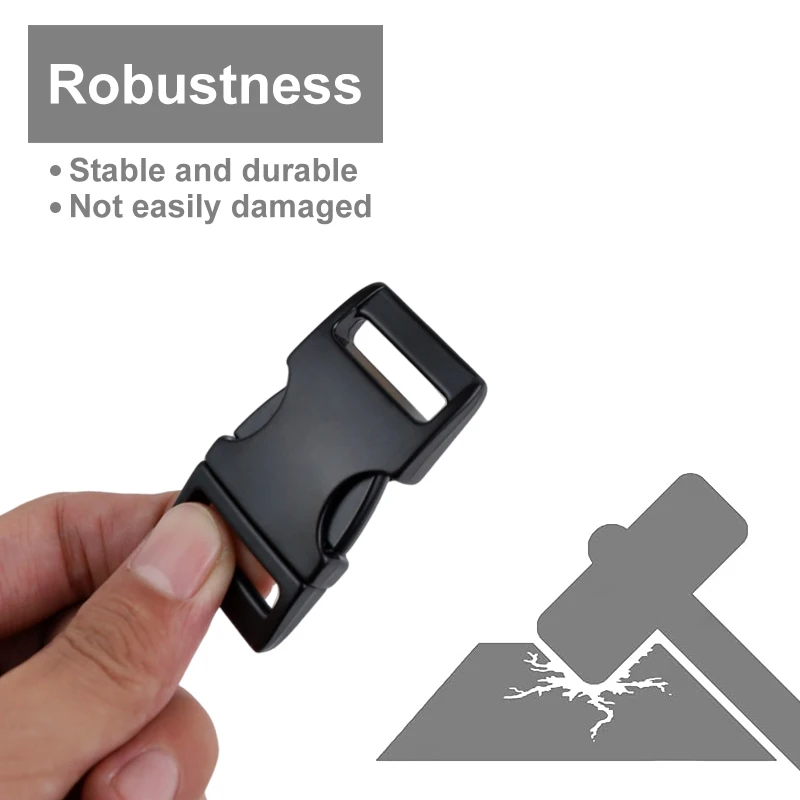 قابل للتعديل حزام مشبك على ظهره الكلب الحيوانات الأليفة الجر حبل ظهره حزام السنانير DIY بها بنفسك الملحقات فصل الجانب السريع الإصدار سبيكة مشبك