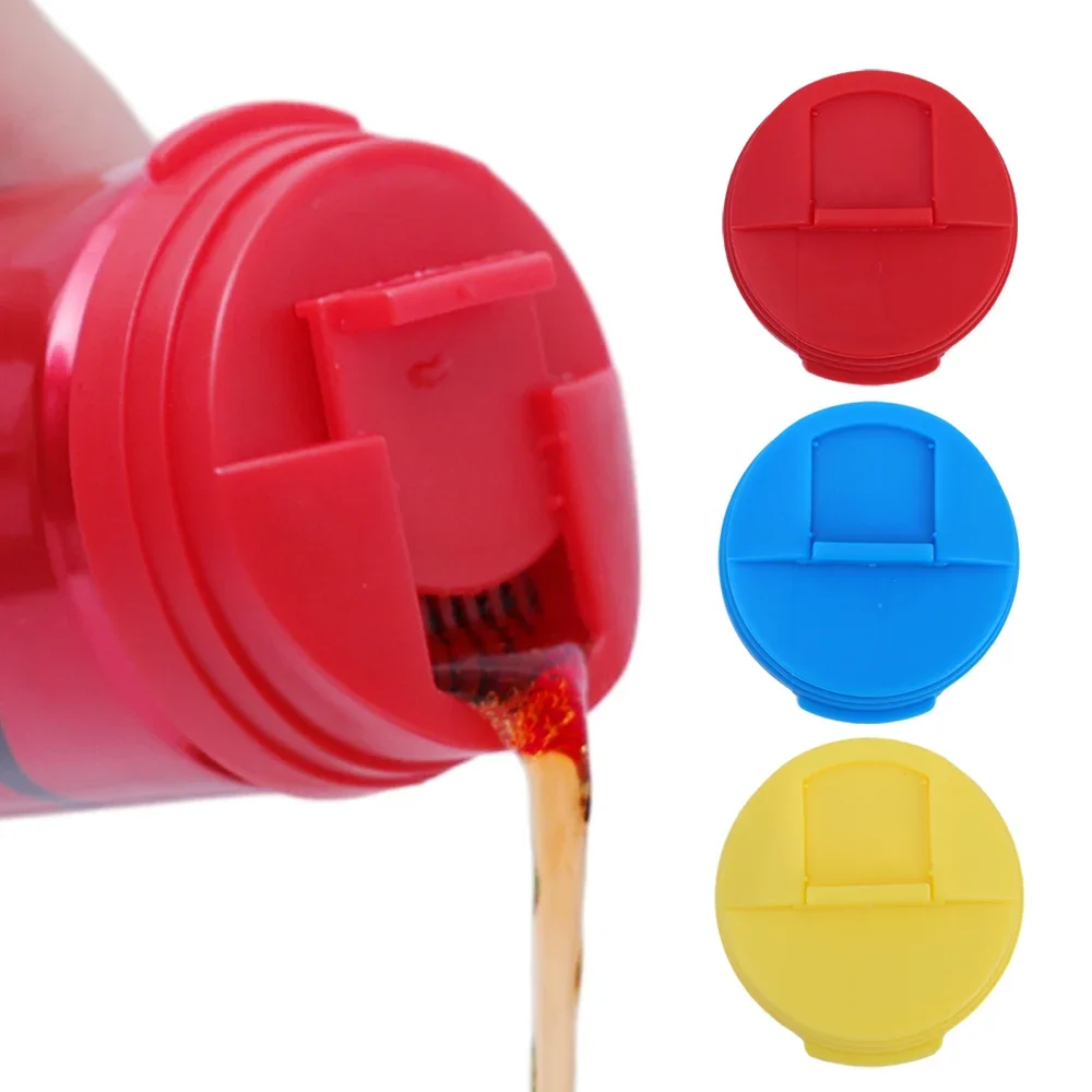 1/3Pcs Plastic Beverage Can Lids Leak-proof Drinks Protector Multi-color Air-leak Beer Sealing Cap Portable Water Bottle Covers