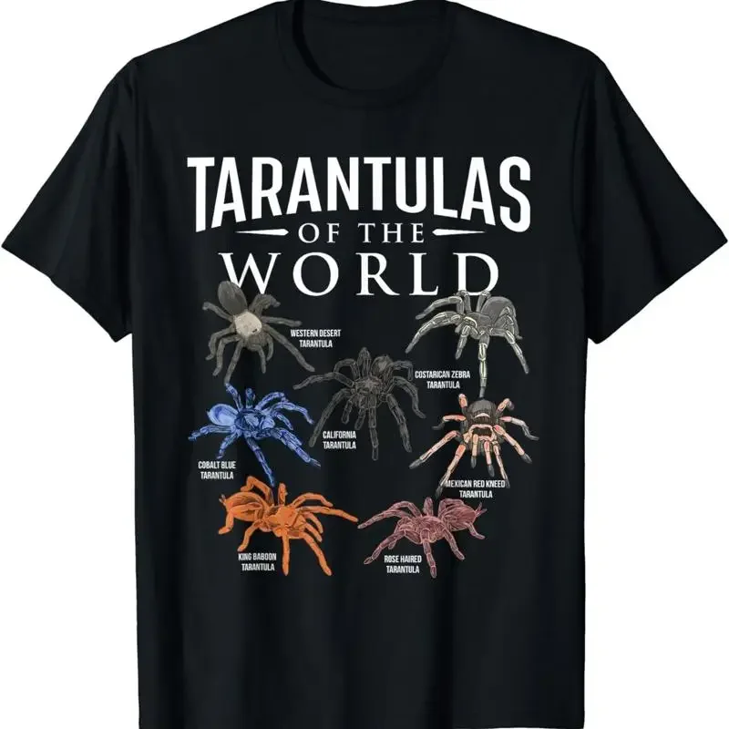 Tarantulas Of The World Arachnid Lover Spider Arachnophile T-Shirt