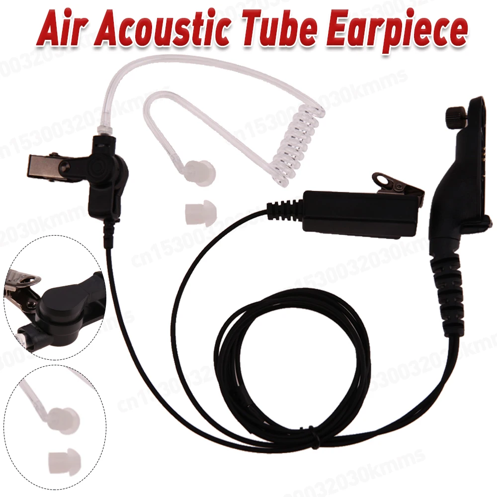 Air Tube Earpiece Headset PTT Mic Earphone for Motorola Xir P8268 P8668 APX6000 APX7000 APX2000 DP3400 DP3600 DP4400 DGP8050