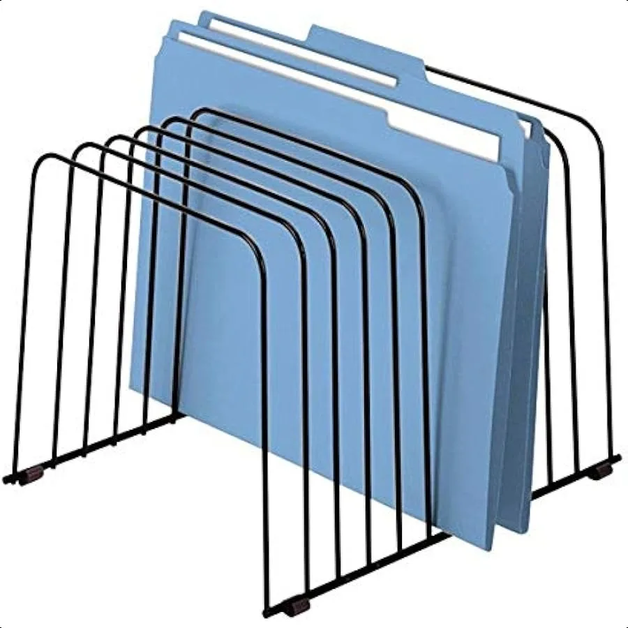 

72112 Desktop Organizer 11 Sections Wire 9" x 113 8" x 8" Black