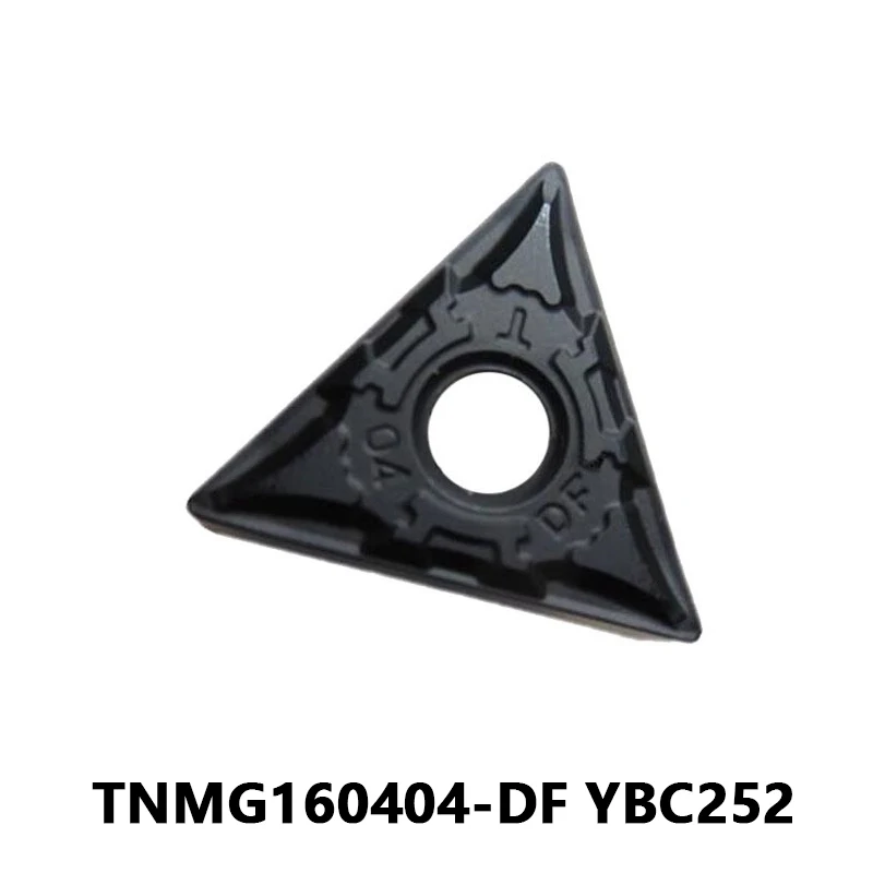 

Original TNMG160404-DF YBC252 TNMG 160404 DF CNC Inserts Wear Resistance CVD Coated Carbide Grade P20-P35 External Turning Tool