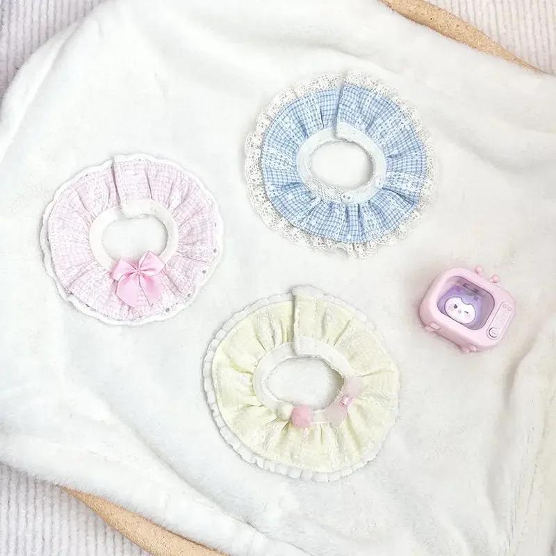 Serviette de salive en peluche pour bébé, vêtements de poupée en coton, écharpe de poche colorée mignonne, étoile de mer, cou, 10cm