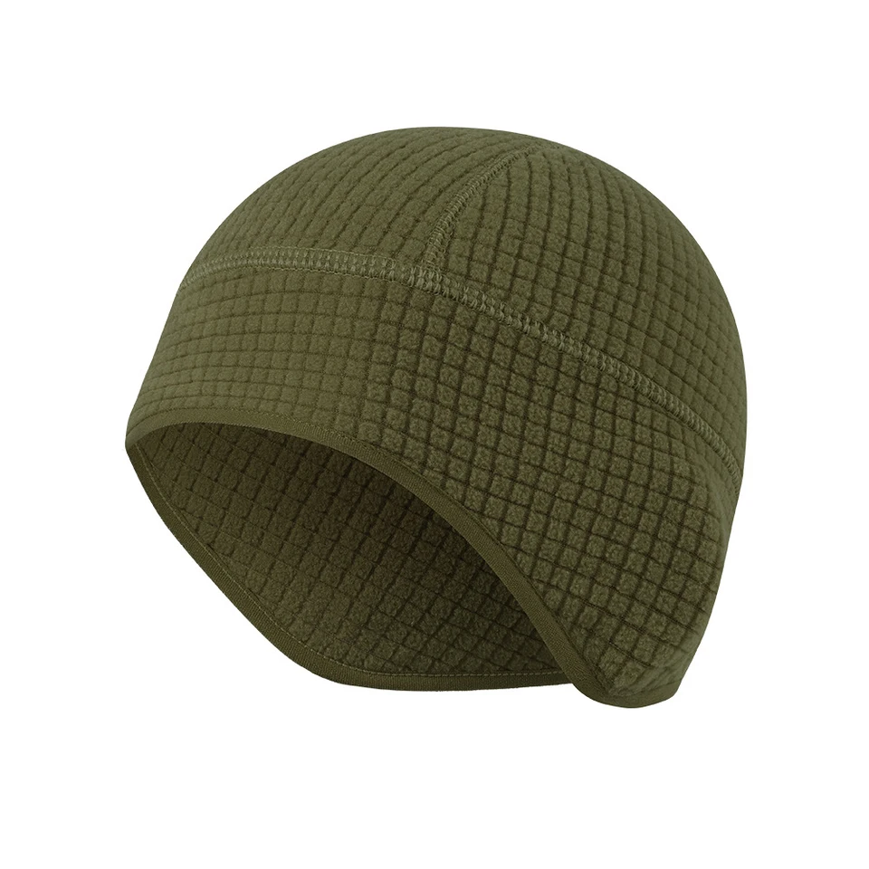 Cycling Earflap Beanie Outdoor Unisex Grid Fleece Beanie Thermal Skull Cap Autumn Winter Stretchy Ski Helmet Liner Windproof Hat, image 12