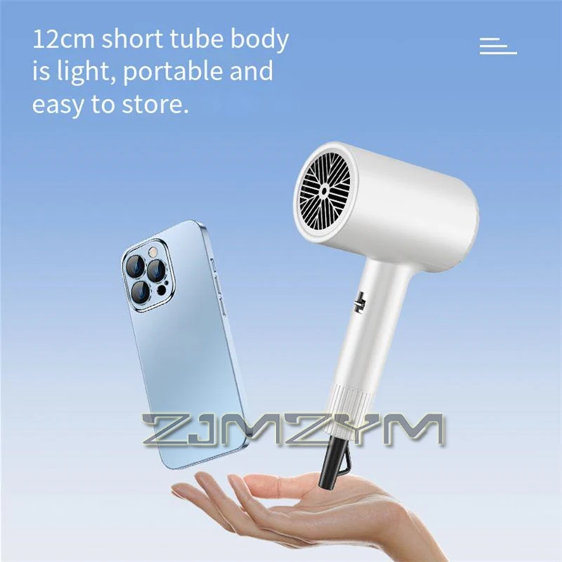 Household High-power Hair Dryer Silent Negative Ion Hot And Cold Air Hair Dryer with Thermal Protection Function