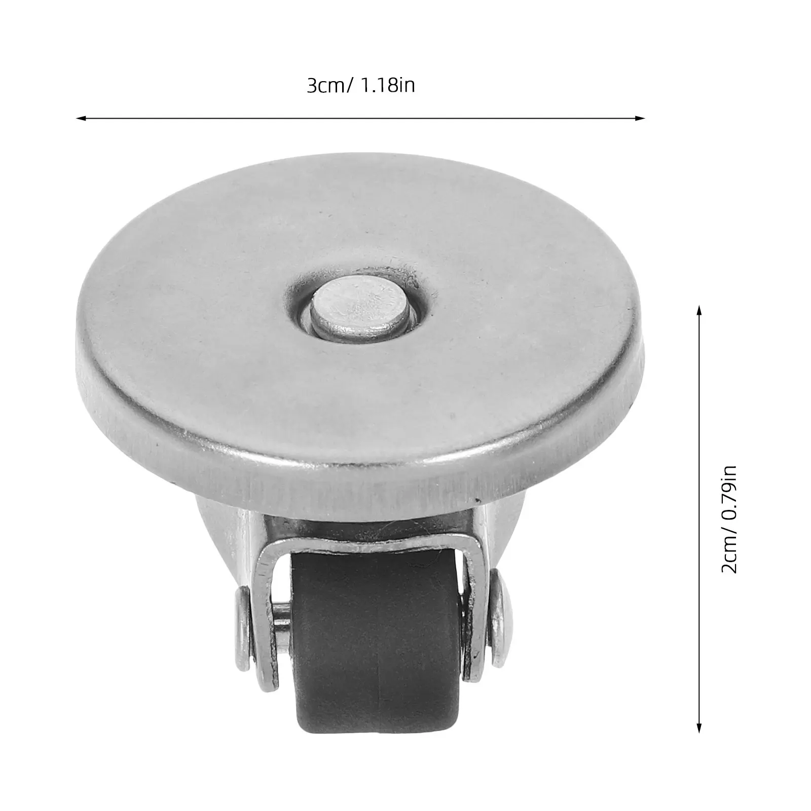 4Pcs Mini Self Adhesive Caster Wheels Universal Design for Small Appliances Furniture Office Drawers Easy Mobility Roller