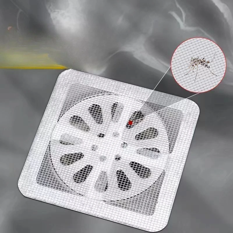 Bathroom Hair Filter Hair Barrier Bathroom Sewer Filter Kitchen Anti-clogging and Floor Drain Sticker