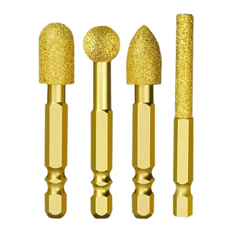 

WXTC 4PCS Multipurpose Adamas Coated Grinders Heads Suitable for Power Drills