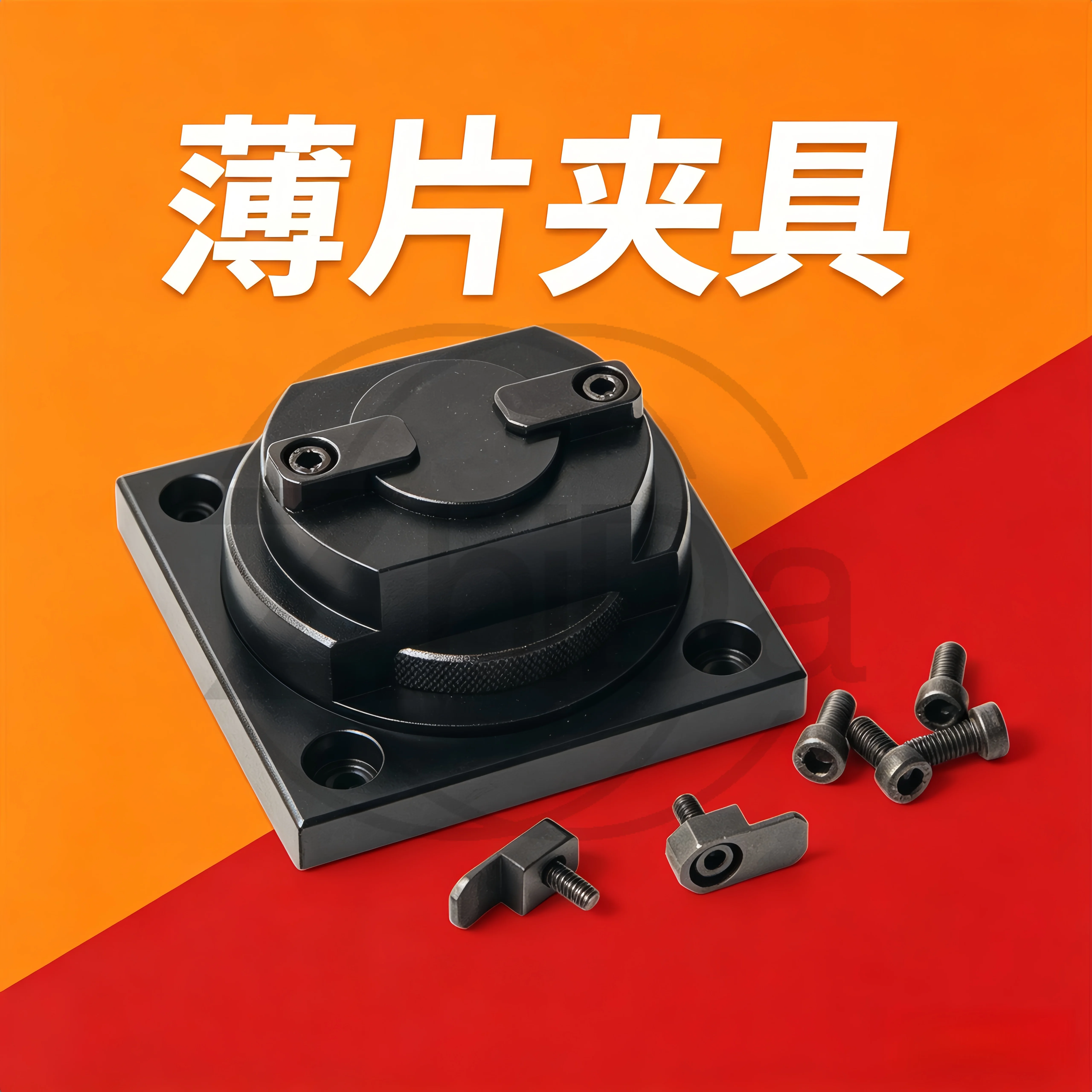 Vickers Hardness Tester Thin Sample Clamp, Screw Type Thickness Holding Fixture, High Precision Combined Vise
