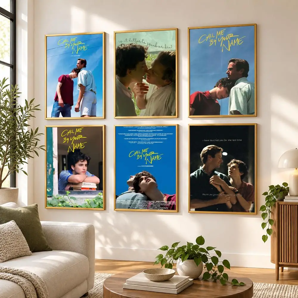 Call Me By Your Name Classic Movie Poster HD art sticky wall waterproof home living room bedroom bar aesthetic decoration