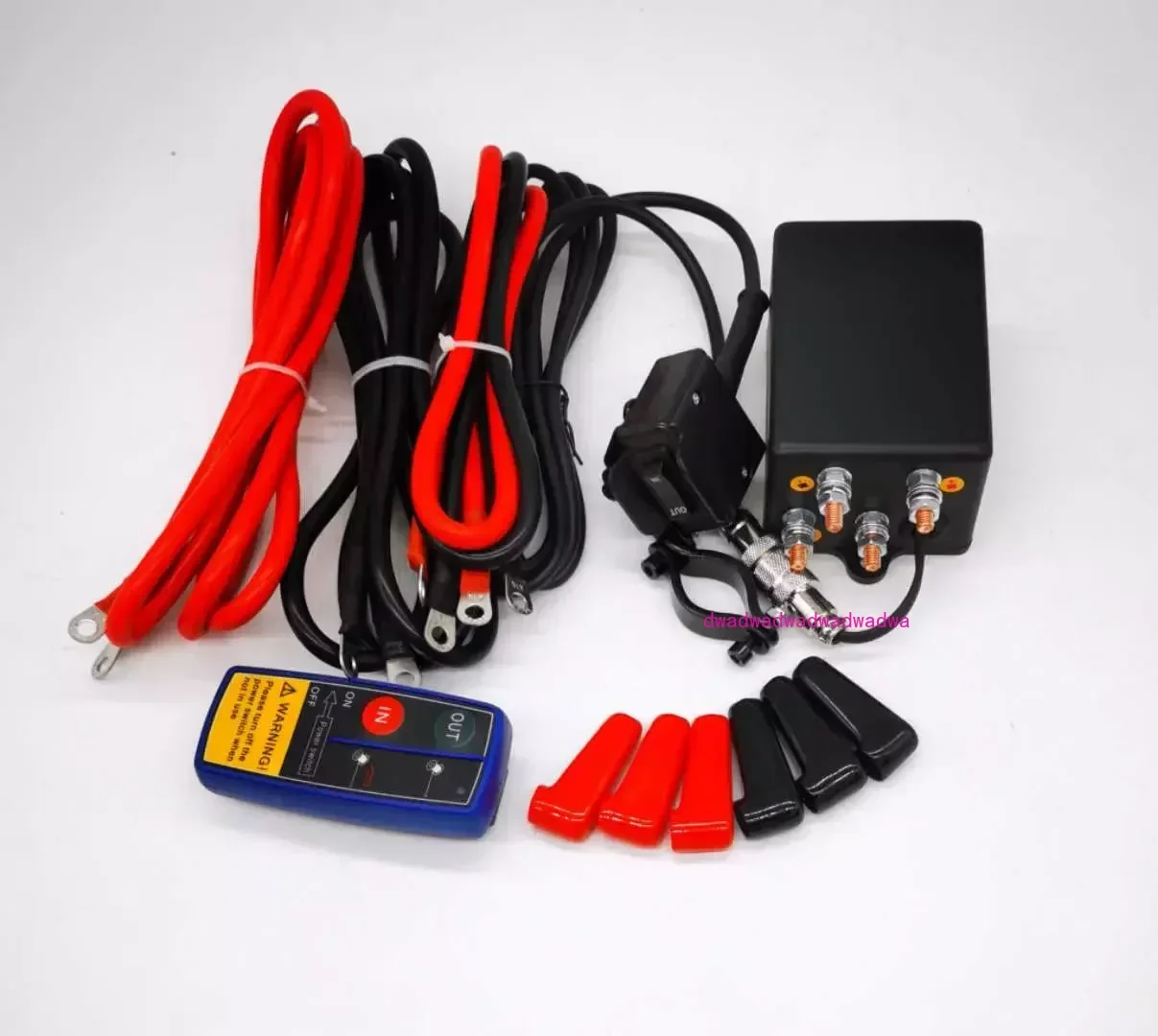 12000 Pound Winch Control Box with Wireless Remote Control off-Road Vehicle Winch Controller Relay Accessories